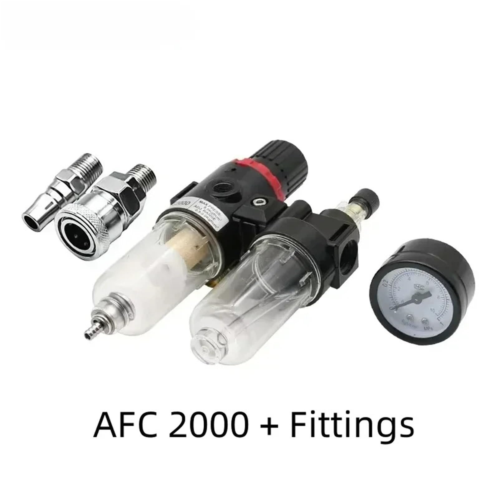 Le filtre séparateur de compresseur d'air AFC2000 G1/4 est utilisé for réduire le régulateur de soupape de pression(AFC2000 JP SMPM20)