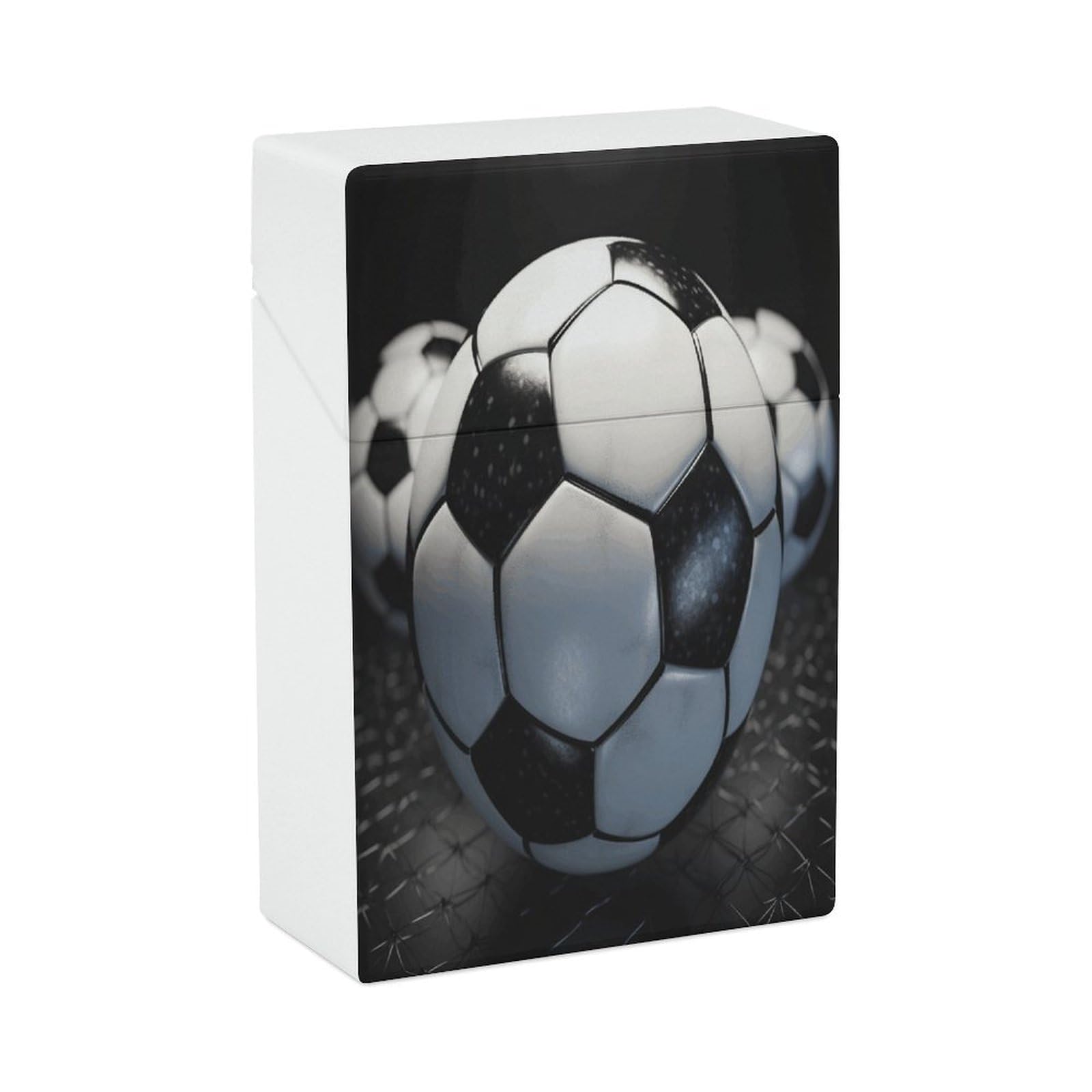 Amazon.com: Plastic Cigarette Case, Soccer Ball Print Stylish Cigarette  Holder for Men and Women Portable Cigarette Case : Health & Household