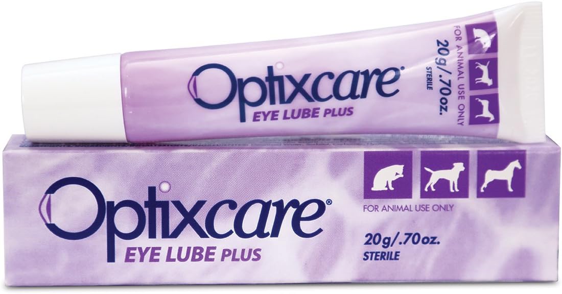 OptixCare Pet Eye Lube Plus + Hyaluron 20g for Dog Cat Horses