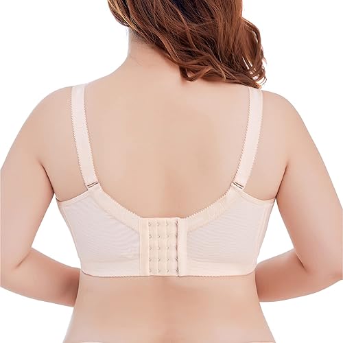 Miniatura 3 de ESETAY Brasier push up para mujer, talla grande, con aros, 32C-46DD