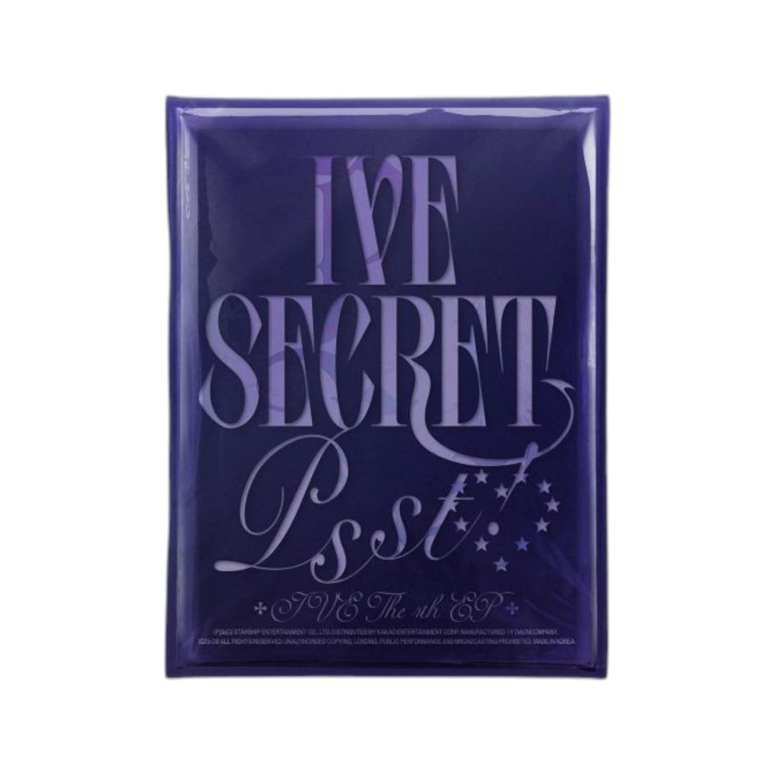 IVE The 4th EP Album XOXZ [IVE SECRET] Standard Photobook Ver + P.O.B + [Extra Special Photocard] (Psst!)