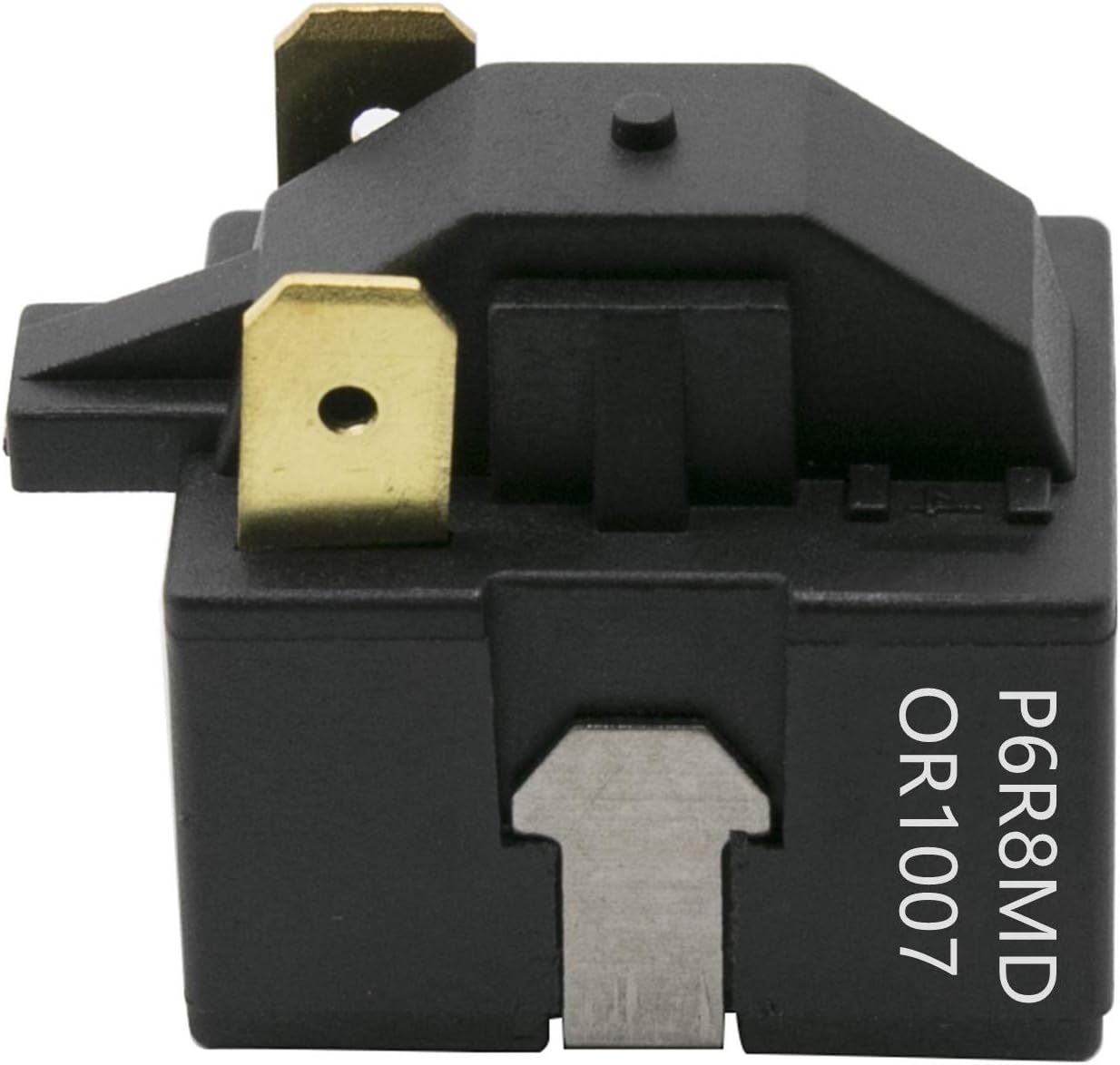 iRomehony Refrigerator PTC Starter Compressor Start Relay Replacement For P6R8MD OR1007 2 pin Fit for Kenmore LG Magic Chef Refrigerator dehumidier PTC Starter