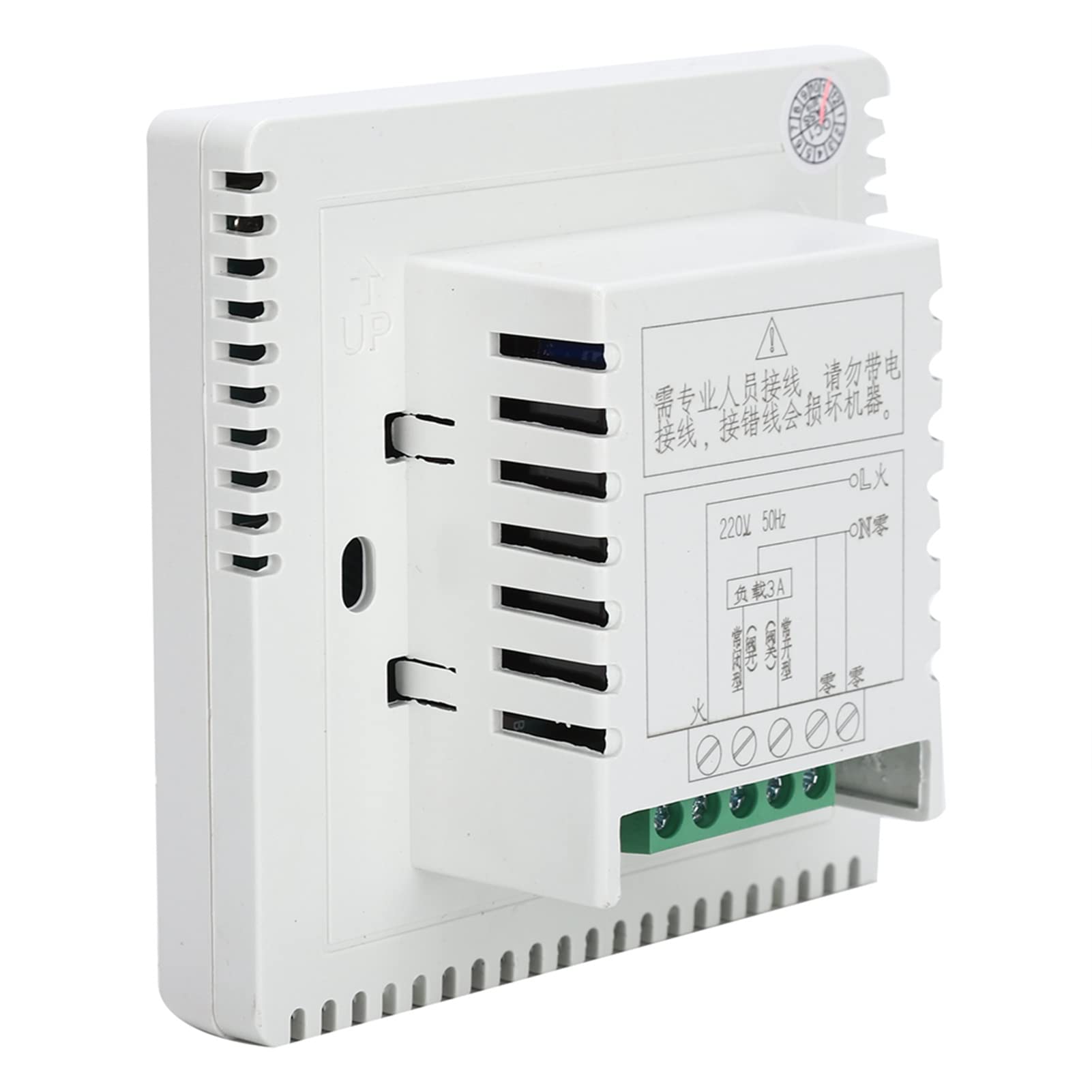 Cyfrowy Termostat Naścienny Regulator Temperatury Ac220V Wyświetlacz Lcd Ogrzewanie Wodne Panel Sterowania Temperaturą Ogrzewania Podłogowego 5-4,Termostat