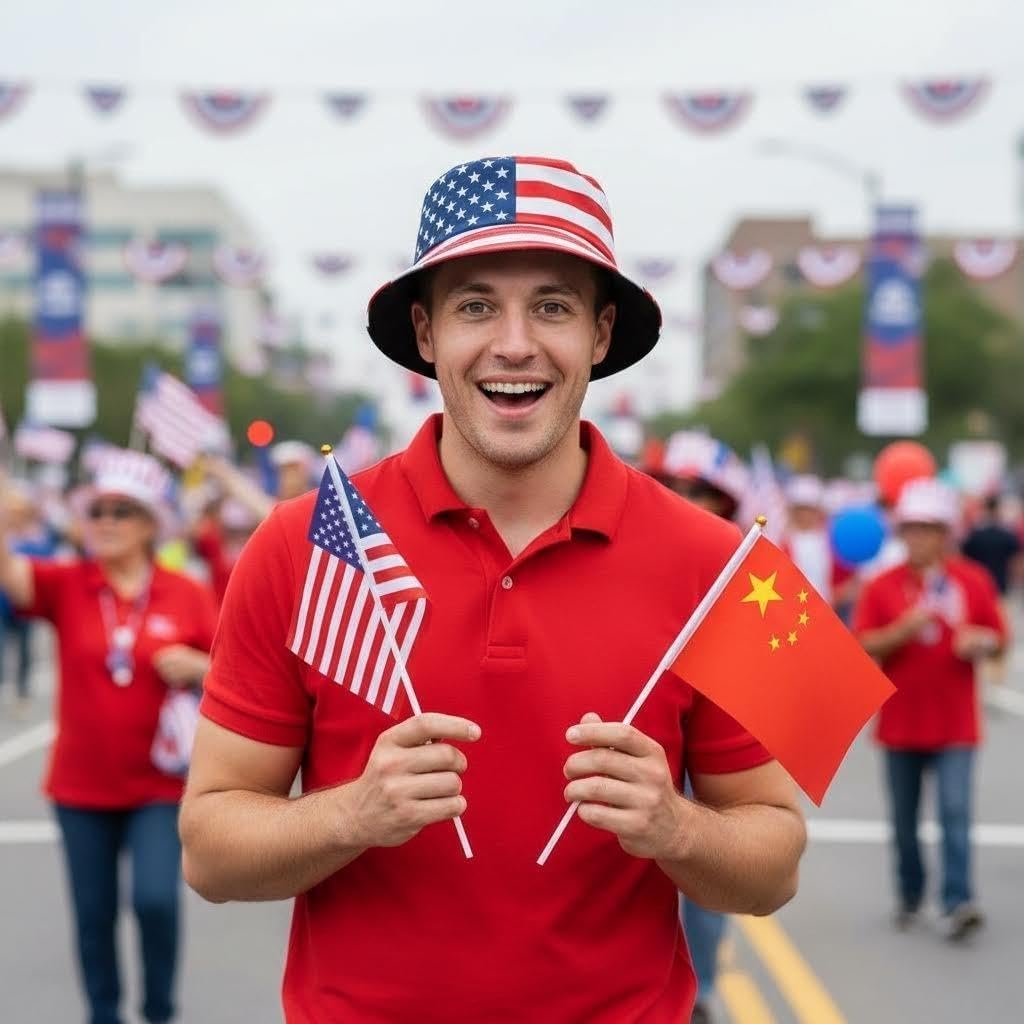 Mealah 4th-of-July Adult Bucket-Hat - White-Blue-Red-American-Flag-Hat for World Cup Independence Day