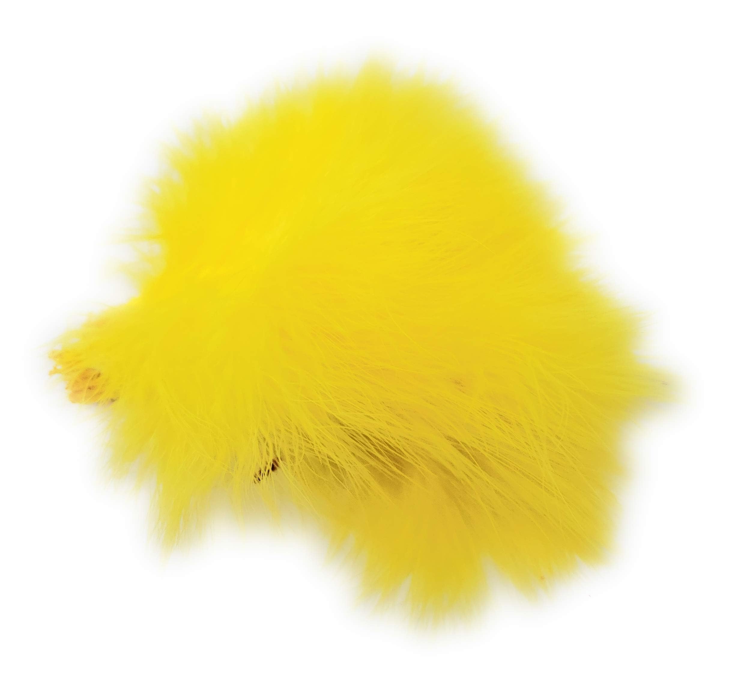 Creative Angler Strung Marabou Bird Feathers for Tying Fly Fishing Flies - Fly Tying Accessories - Perfect Choice for Tail & Wings and Easy to Tie On The Lure