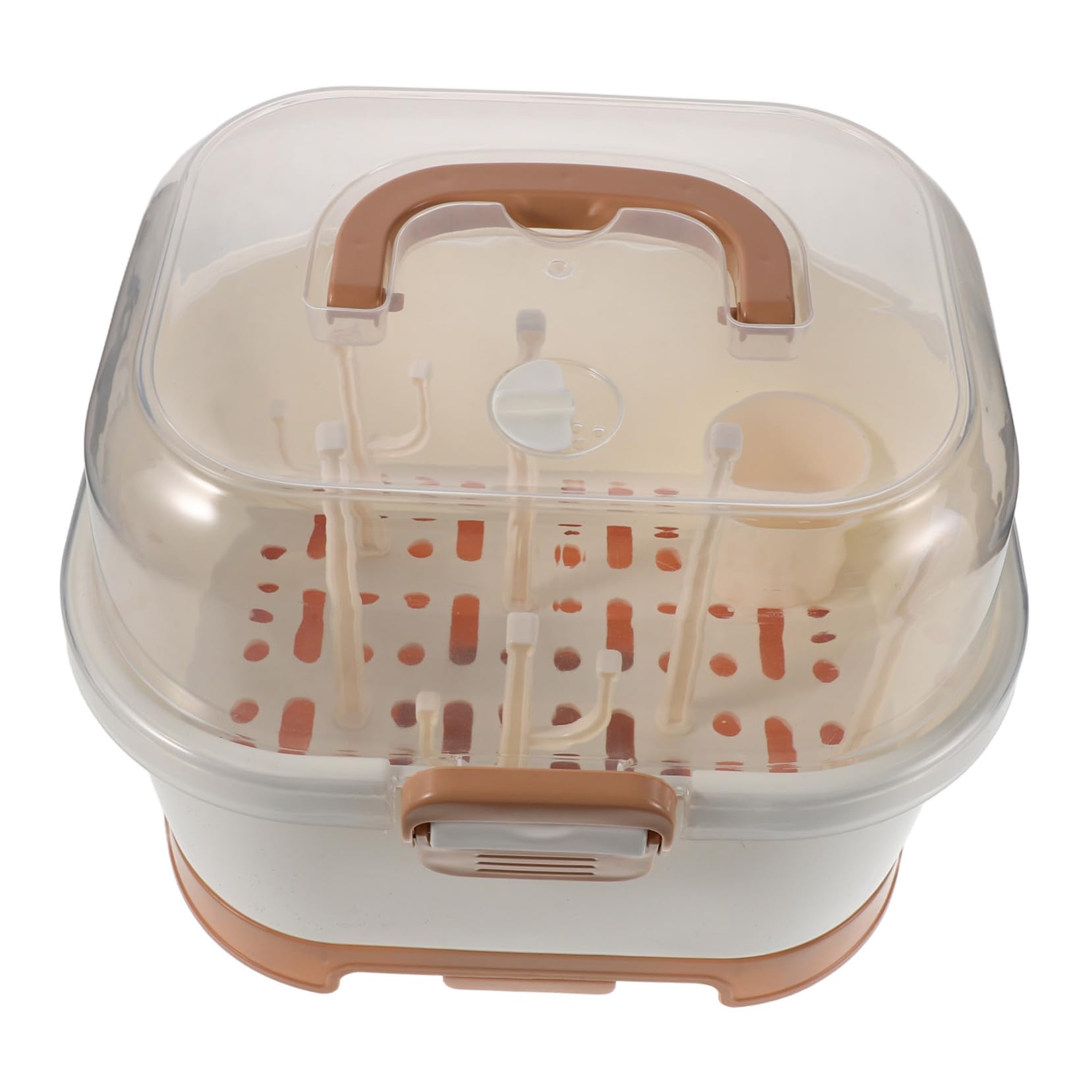 Boîte de rangement pour biberons FRCOLOR avec égouttoir amovible pour comptoir