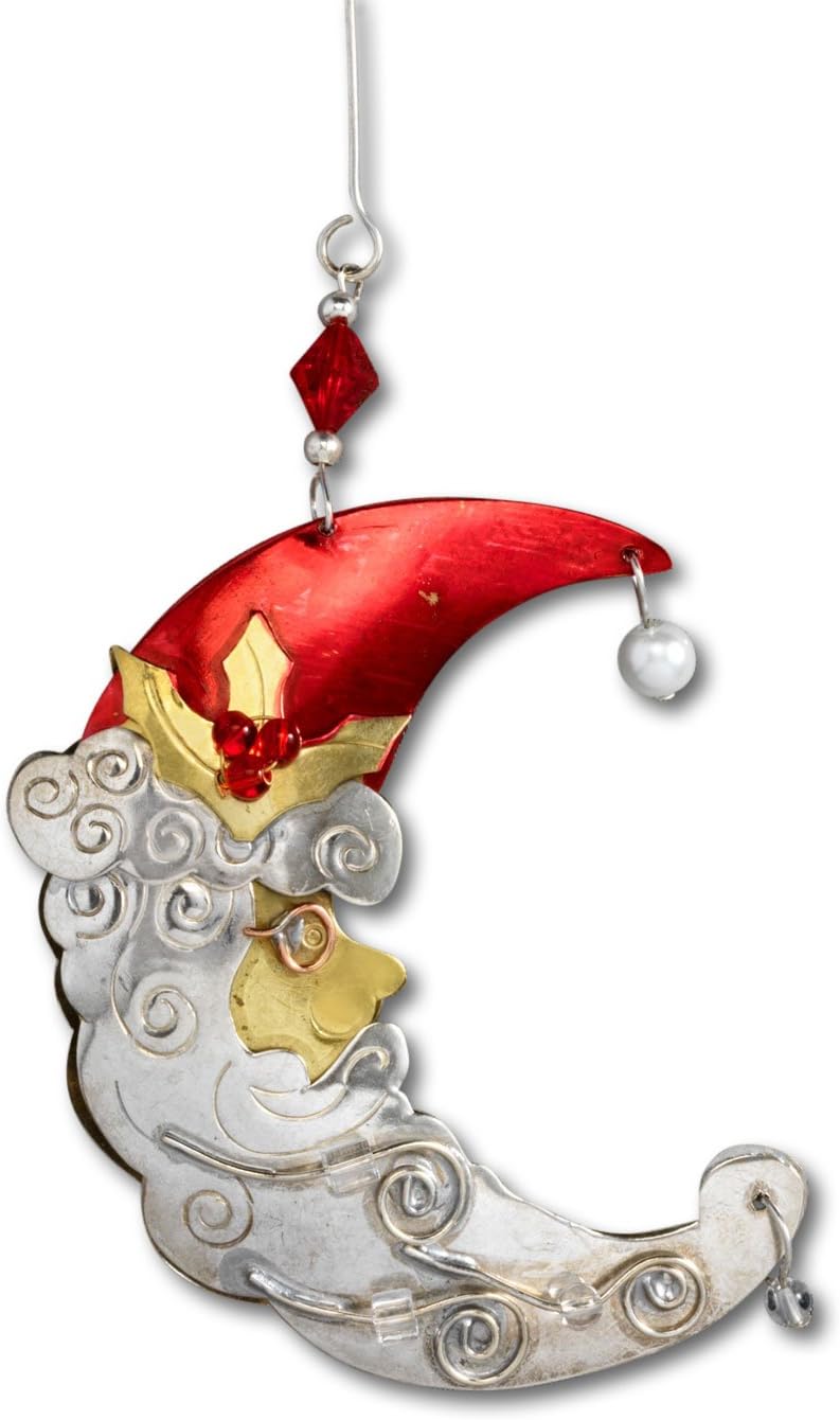 Pilgrim ImportsSanta Moon Fair Trade Ornament
