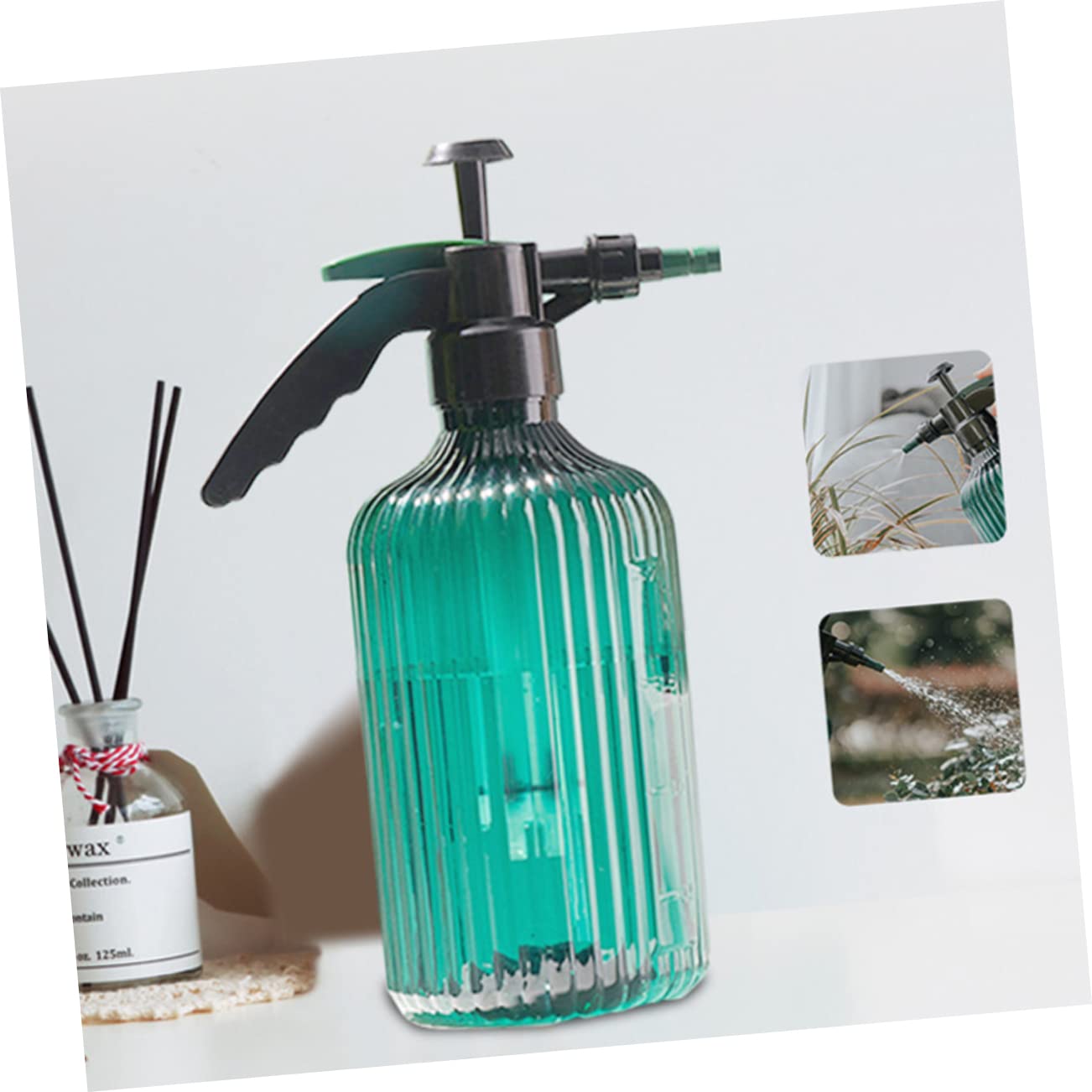 POPETPOP 2pièces Bouteille De Pulvérisation Manuelle Arrosoir à Pression Pour Jardinage Et Coiffure Vaporisateur Plastique Multi-usages