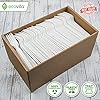 100% Compostable Forks - 500 Large Disposable Utensils (7 in.) Bulk Size Eco Friendly Durable and Heat Resistant Alternative to Plastic Forks with Convenient Tray - Image 3