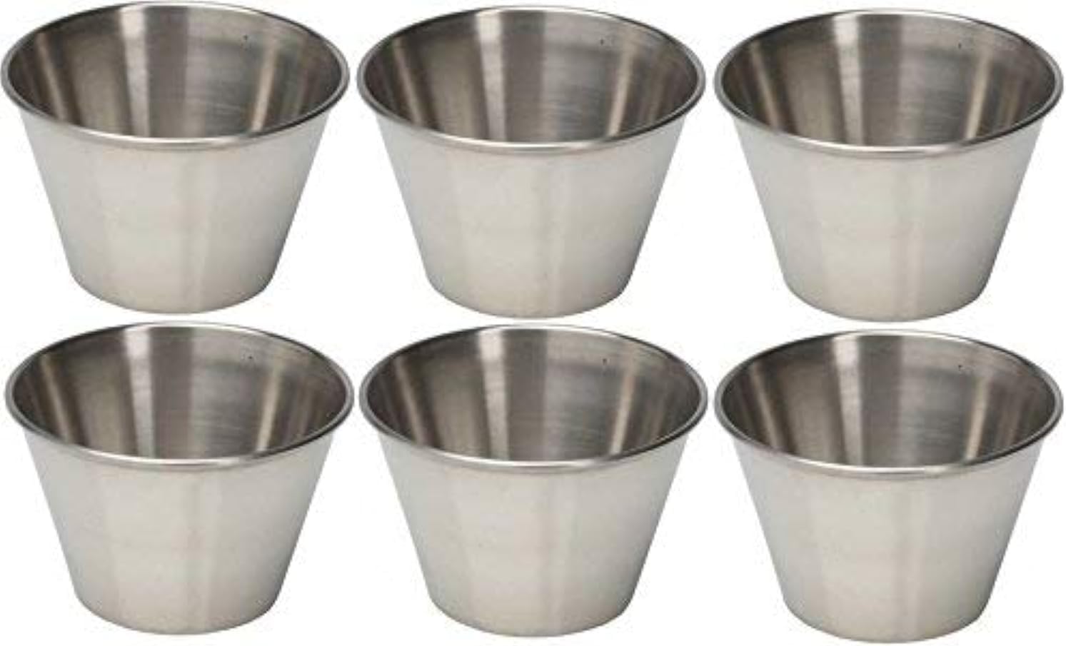 Dynore Set of 6 Sauce Cup - 75 ml Each||Multipurpose Small Cups Bowls
