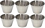 Dynore Set of 6 Sauce Cup – 75 ml Each||Multipurpose Small Cups Bowls