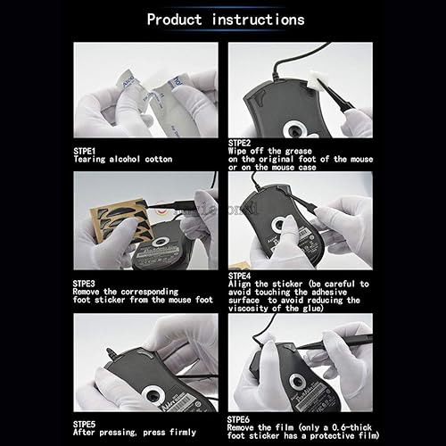 Miniatura 3 de Patines de ratón, pies de ratón, pies de ratón y ratones