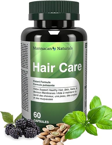 Vitaminas para el crecimiento del cabello para mujeres, 60 cápsulas, suplementos para el crecimiento del cabello, biotina para el crecimiento del