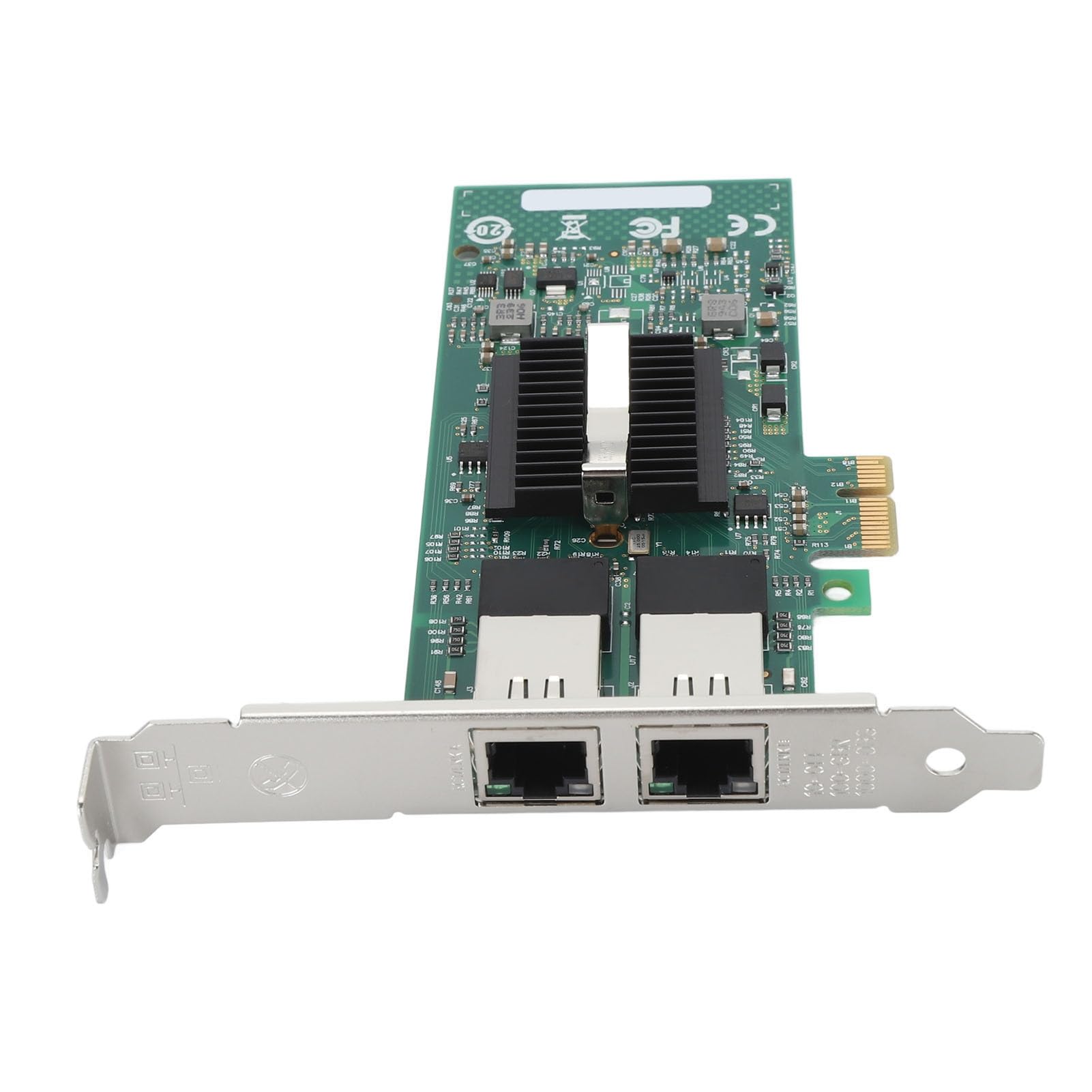 Tarjeta de Red Gigabit PCIE X1 de Doble Puerto, Chip 82575
