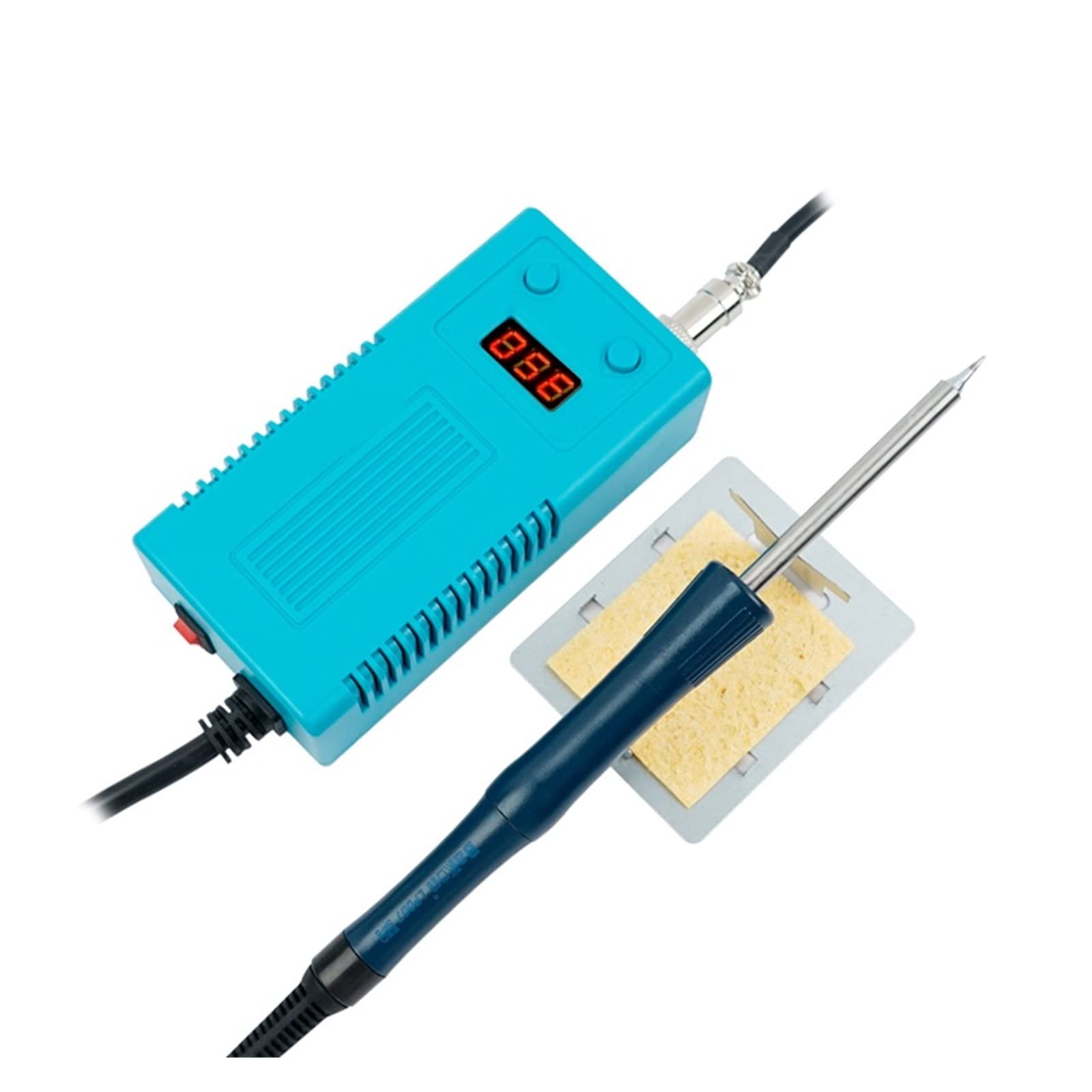 Kits de soldador eléctrico 75W y 950D, cabeza hierro for soldar portátil, Mini estación soldadura Digital con herramientas puntas T13,Ajuste industrial