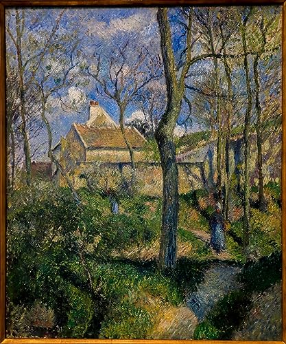 Peinture murale Camille Pissarro pour sublimer la décoration de votre salon moderne
