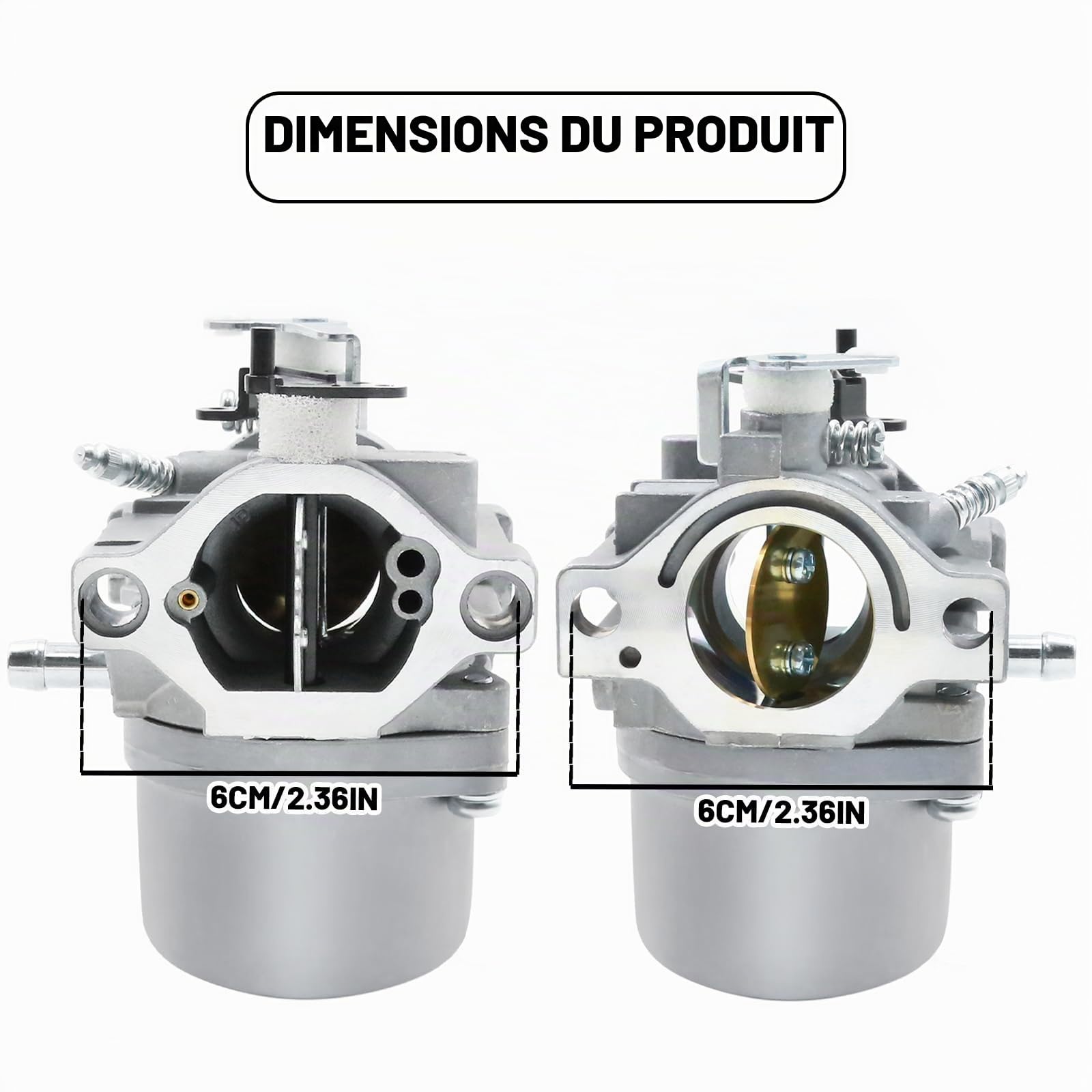 698945 Kit de carburateur, kit de reconstruction de carburateur, remplacement pour tondeuse à gazon BS Lawnmower285707 289707 28B705 28M707