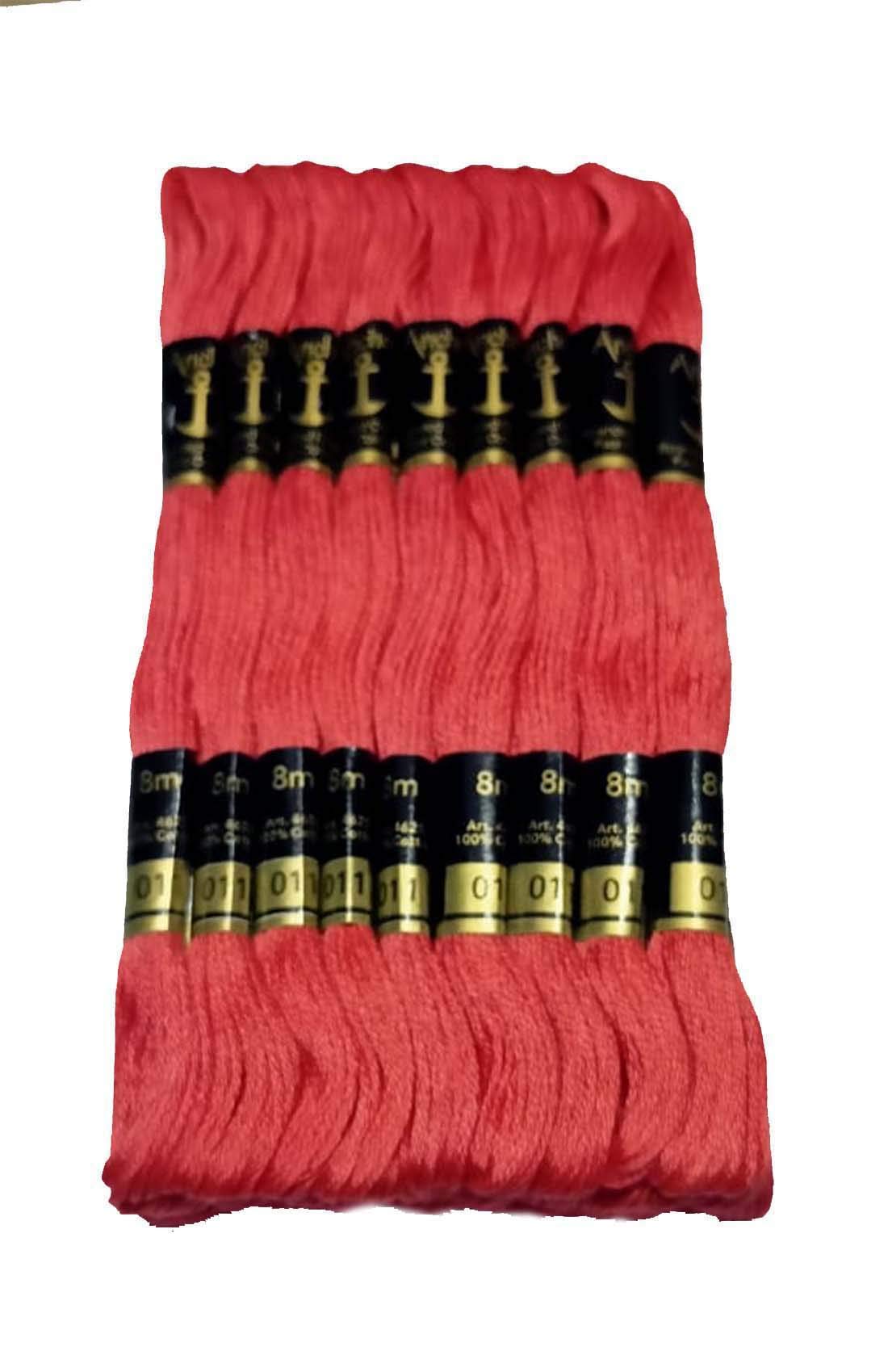 ABN EXPORTS Anchor Cotton Crochet Thread Soft Cotton Knitting Yarn 25 Skeins DN NO. 11