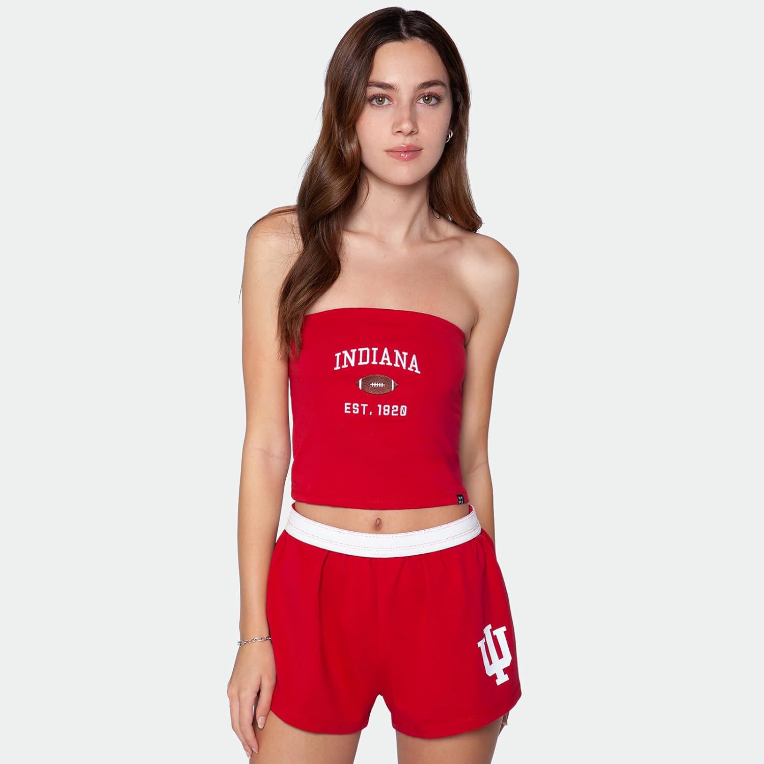 Hype & Vice Official Collegiate Short for Women – University-Themed Athletic Shorts for College Game Day & Tailgate Outfits