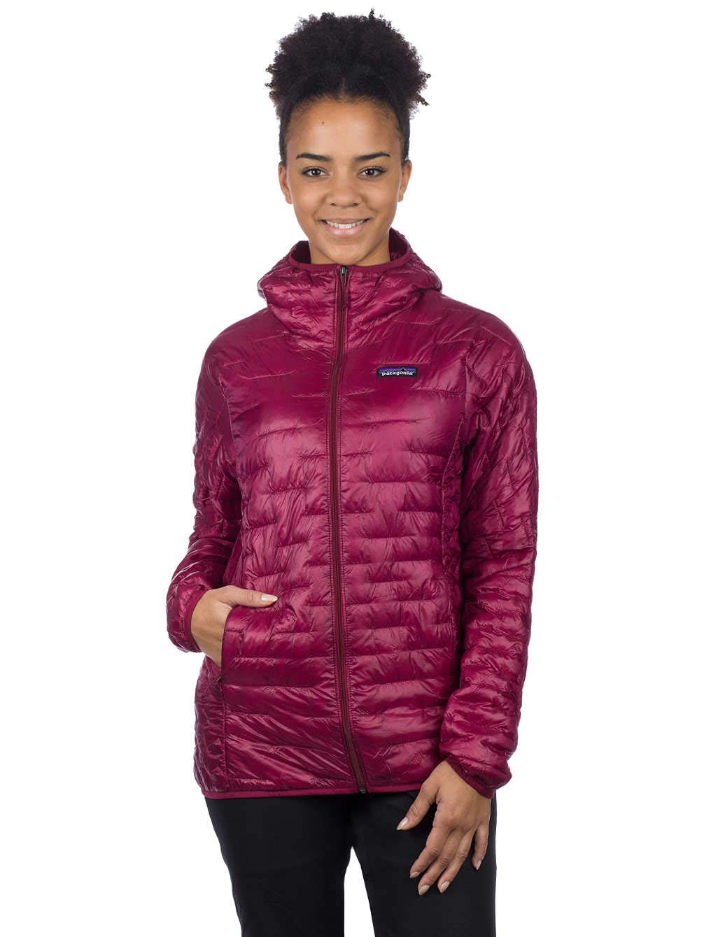 Buy Micro Puff Hoody Womens, Elwha Blue 