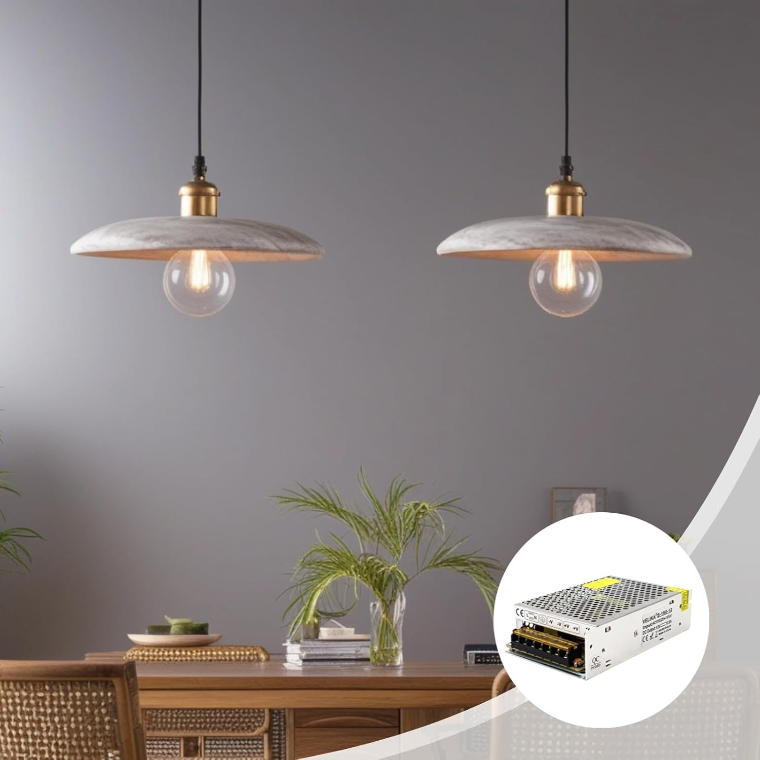 Led 12V 150W Power Supply Adapter with Cooling Fan, Constant Voltage Power Supply for Led Lighting and Surveillance Systems