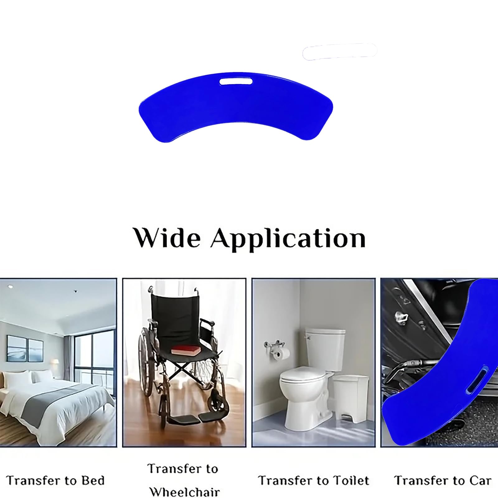 NEWFUN Planche de Transfert, Soins aux Patients, Aides au Levage Sécurisées, Planches de Transfert pour le Transfert des Patients des Fauteuils Roulants vers les lits, les Toilettes ou les Voitures
