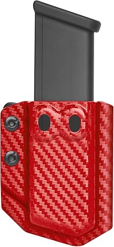 Miniatura 33 de Amberide Funda universal Mag Carrier IWB/OWB KYDEX para revista: 0.354 in/.40 doble pila - 0.354 in/.40 sola pila - .45ACP doble pila - .45ACP Negro