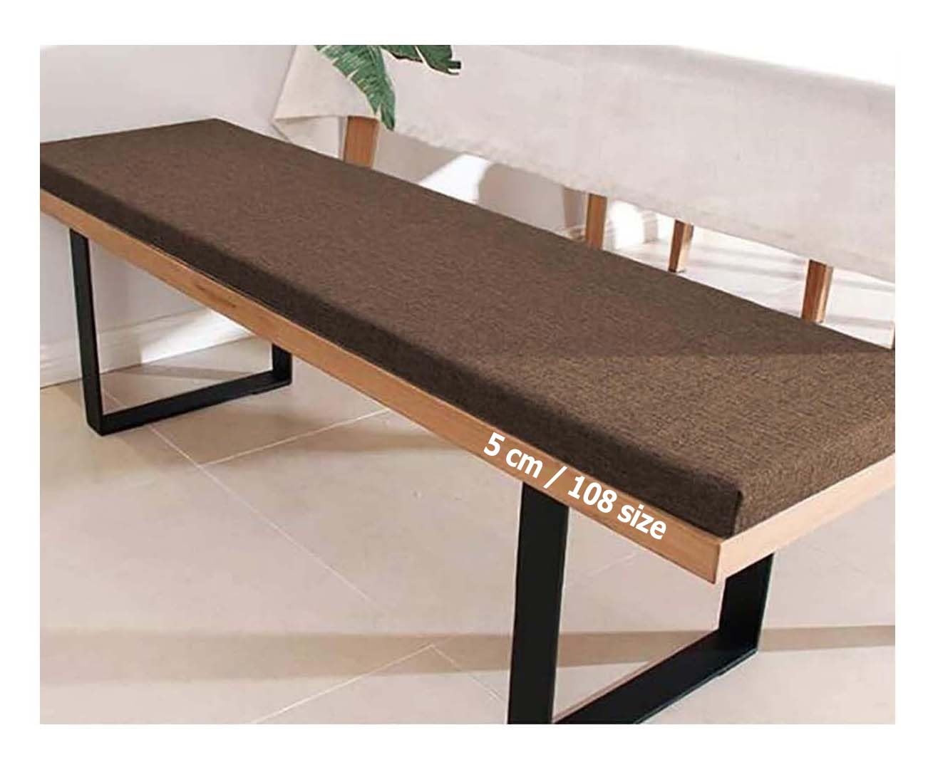 Coussin dossier banc de jardin beige pour soulager le dos sur balancelle 150 cm