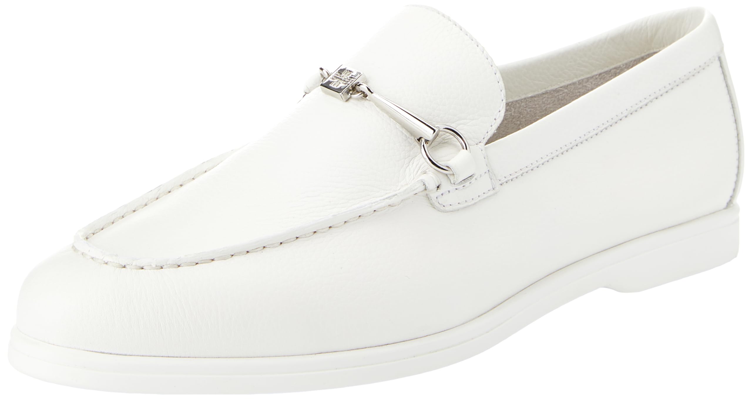 HÖGL Women's Joe Loafer, White, 3.5 UK