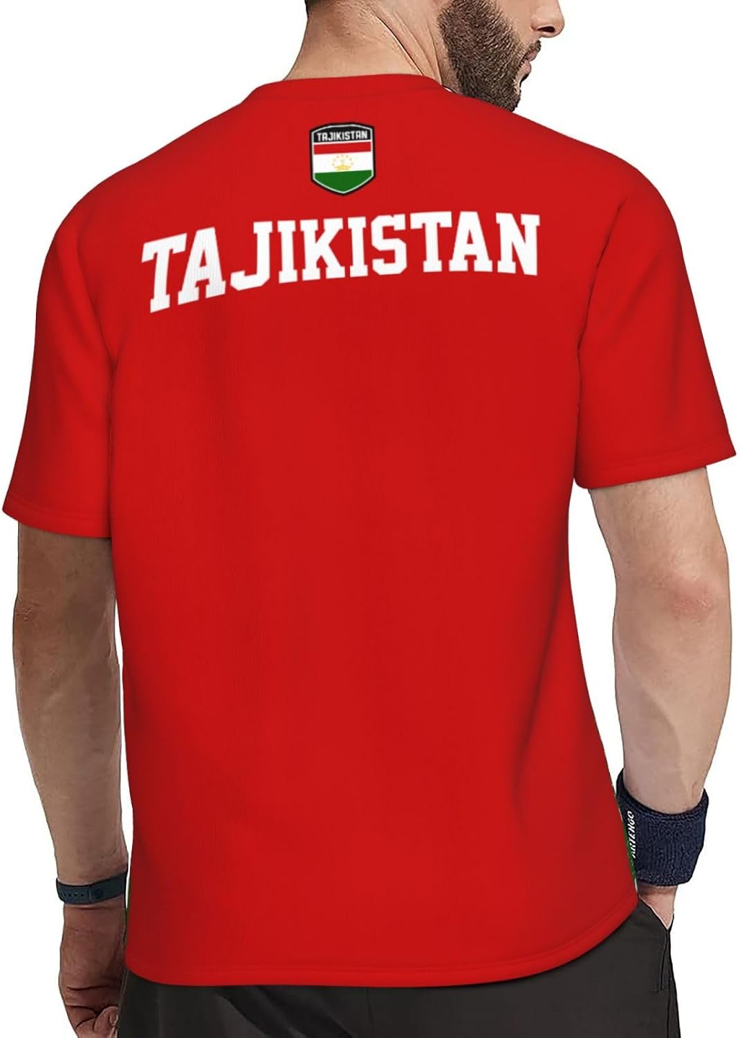 Tajikistan Flag Flag Grain Sports Mesh T-Shirt Retro Jerseys for Running Soccer