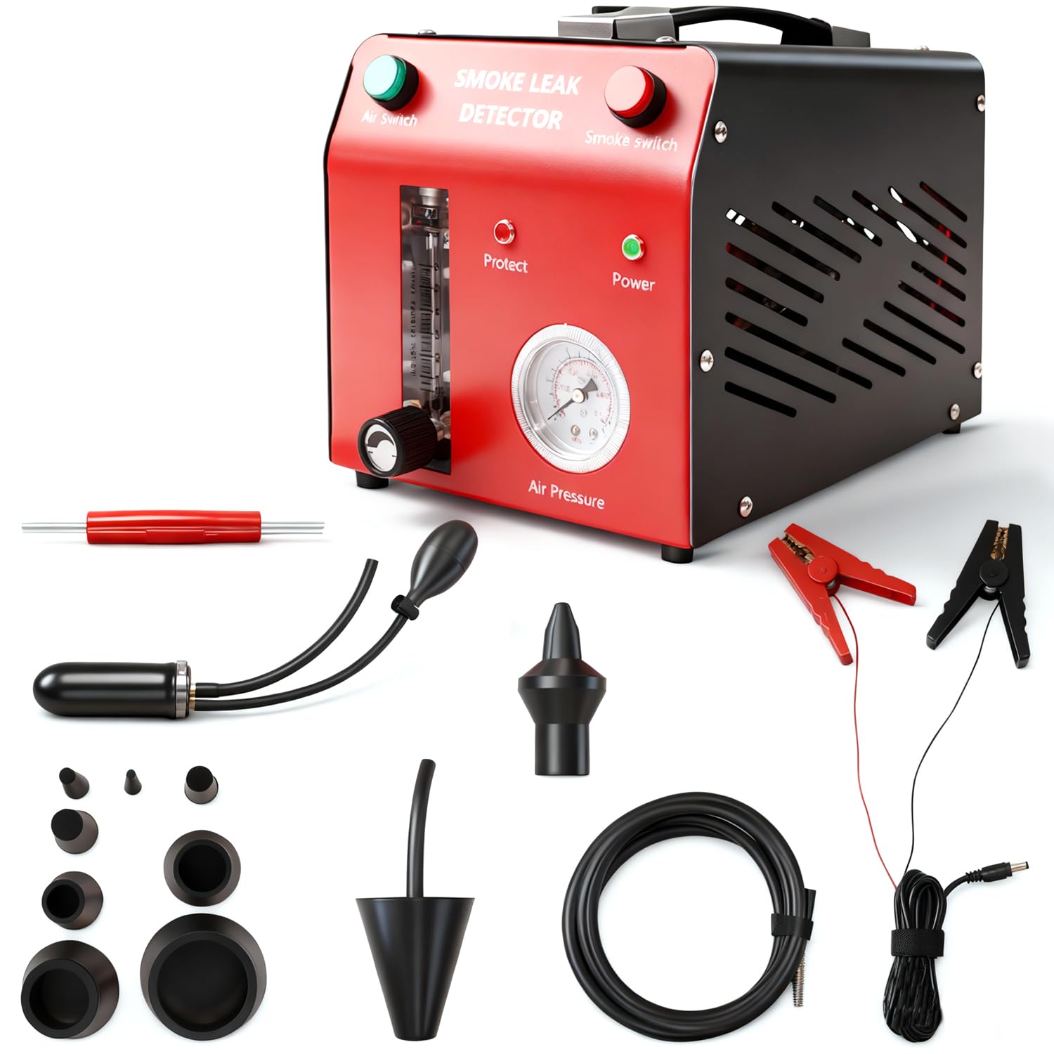 Photo 1 of ***STOCK PHOTO FOR REFERENCE ONLY***
AQYY Automotive Smoke Machine, Red