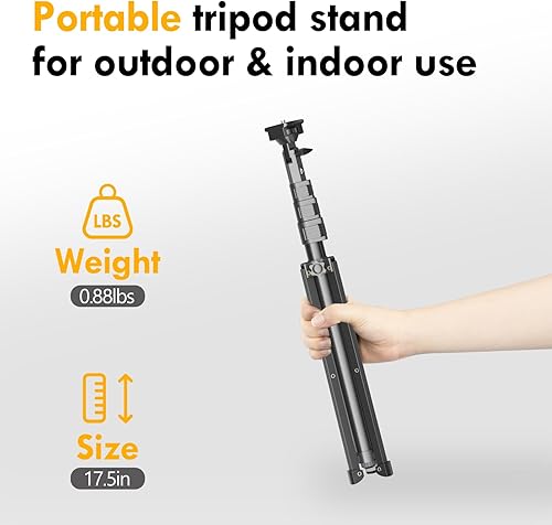 Miniatura 6 de EMART Trípode para iPhone con control remoto, trípode para teléfono celular, soporte vertical para selfie, ajustable de 52 pulgadas de alto,