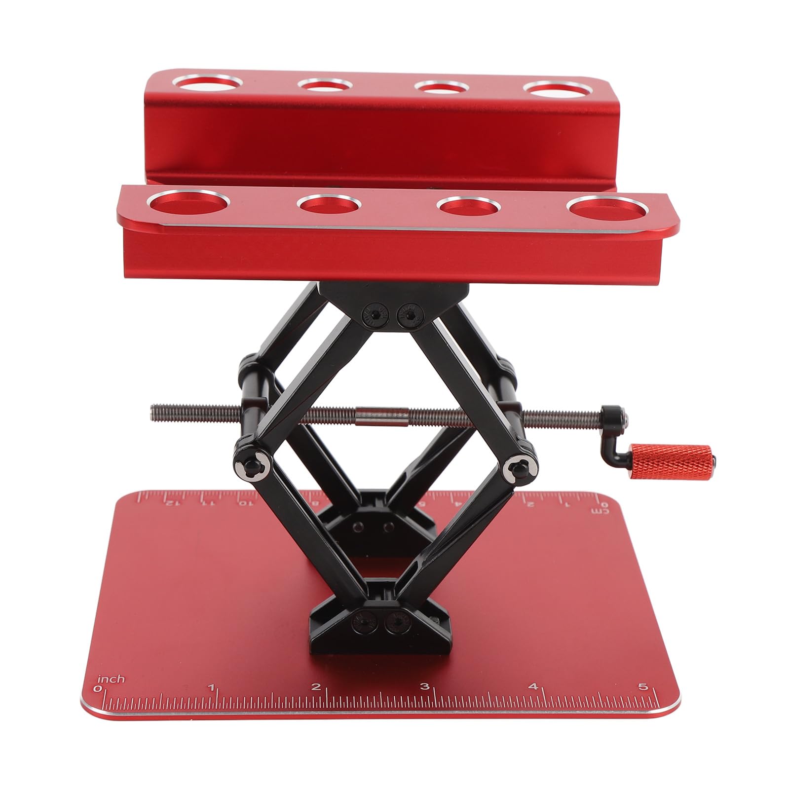 Soporte de Trabajo para Coche RC, Estación de Reparación de Metales para Modelos 1:8/1:10, Soporte Giratorio Ajustable para Entusiastas del Coche con Control Remoto (#)