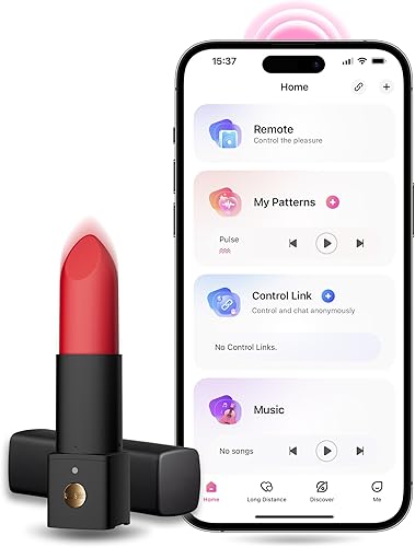 LOVENSE Exomoon Mini bala vibrador Bluetooth Secret Lipstick Vibrador, pezón impermeable, masajeador de clítoris y punto G para mujeres, pequeño