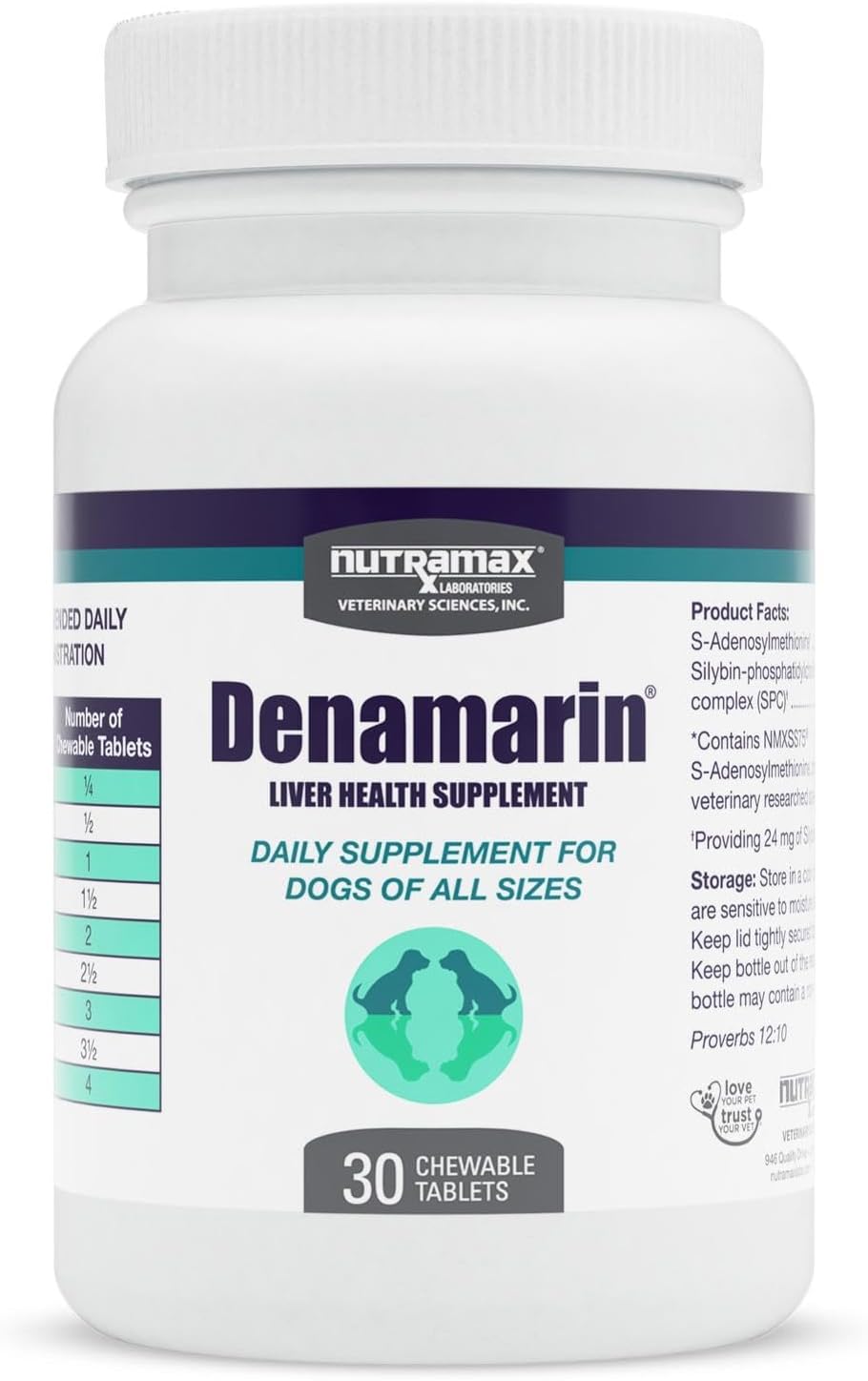 Nutramax Denamarin Chewables, 30 Count