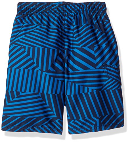 Image of Kanu Surf Boys' Victor Stripe Quick Dry Beach Board Shorts Swim Trunk