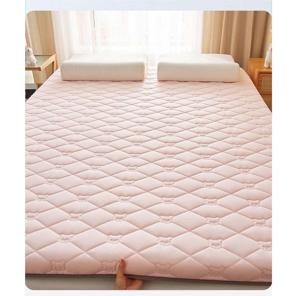 Japoński materac futon gruby materac podłogowy antypoślizgowy i oddychający idealny do sypialni i na kemping 80 x 190 cm idealny do użytku domowego wygodne rozwiązanie do spania