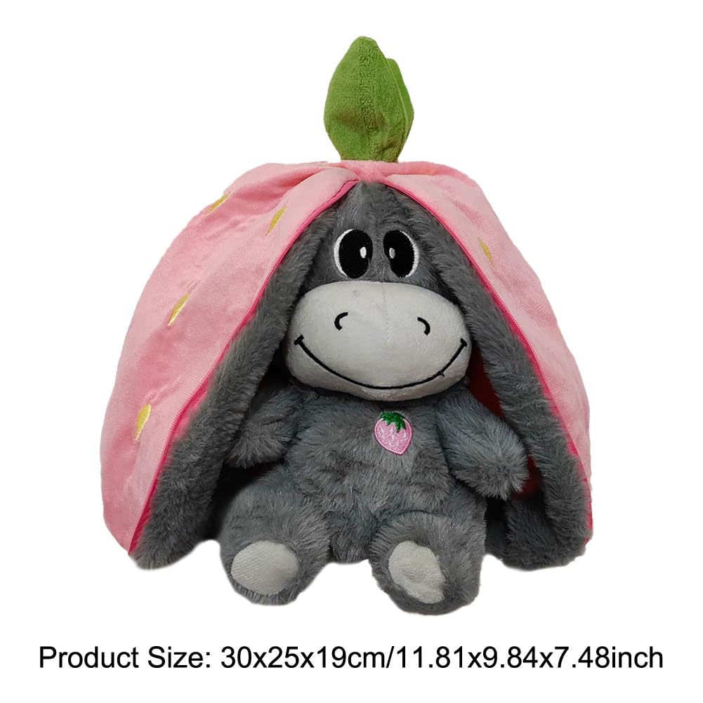 CHANGYUE Panda Music & Light Authing Toy avec Un Mouvement respiratoire pour Le Coucher (Rose)