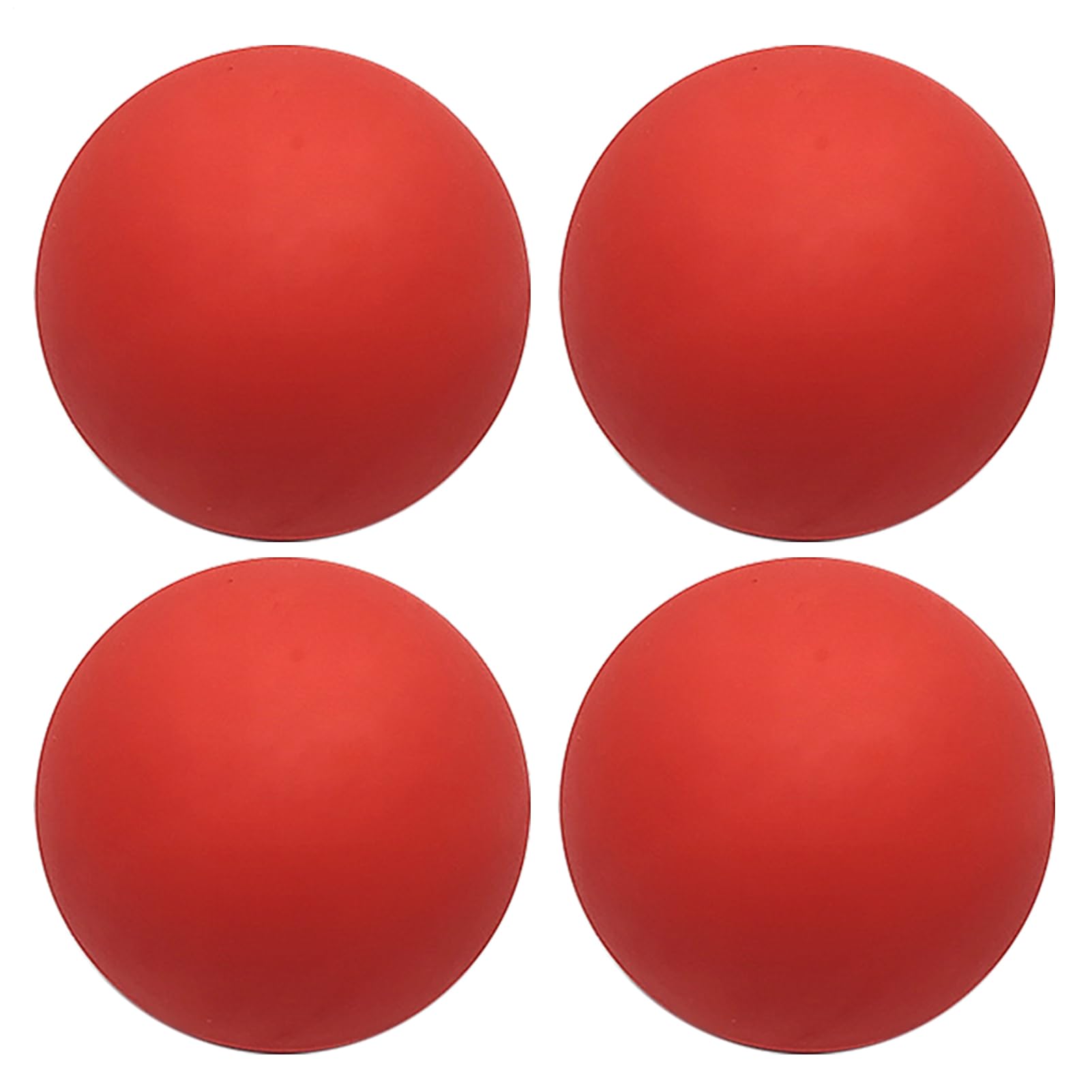 Tuxxjzm 4 Pieces Squash Balls 6cm Rubber Hollow Balls For Kids Professional High Elasticity Resistant To Play For Training Practice