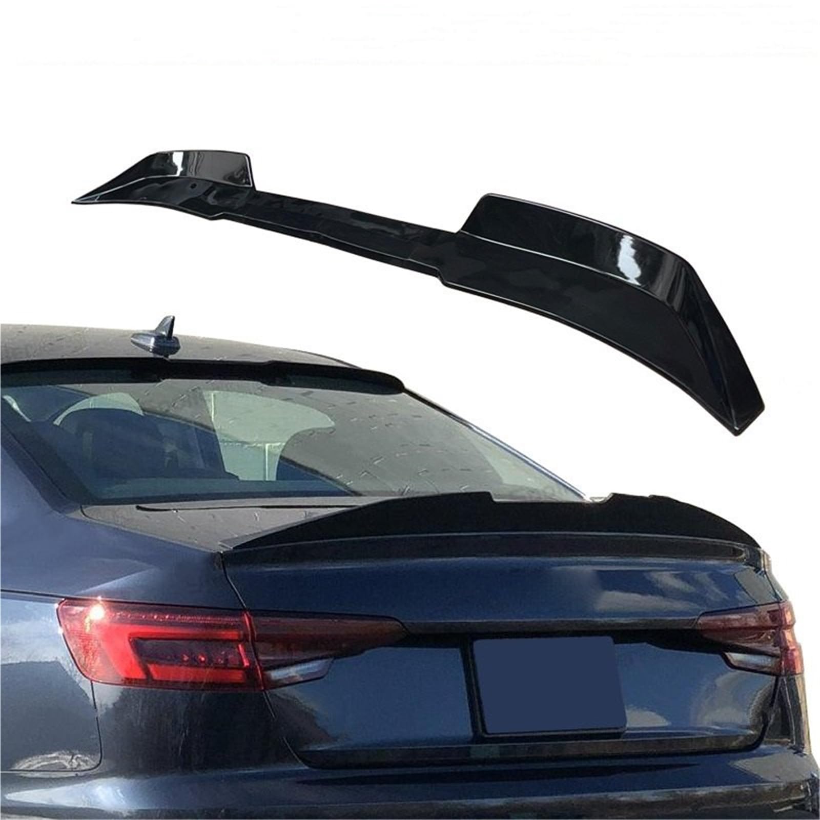 Spojlery tylne Do Audi A3 8P A4 B8 B9 A5 A6 C6 Spojler samochodowy | Tylny Bagażnik Samochodowy High Kick Ducktail Boot Spoiler Skrzydło Uniwersalne