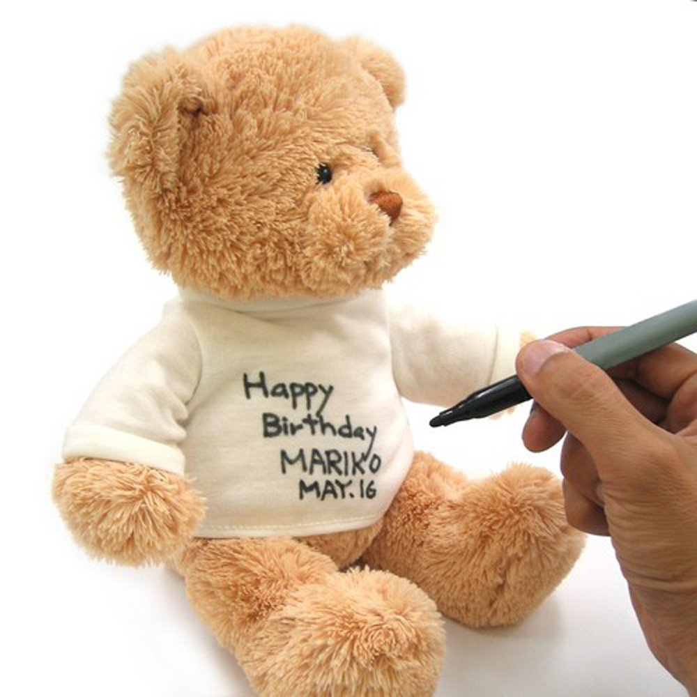 Amazon.co.jp: 【GUND】 メッセージTシャツベア ピンク #320535PK