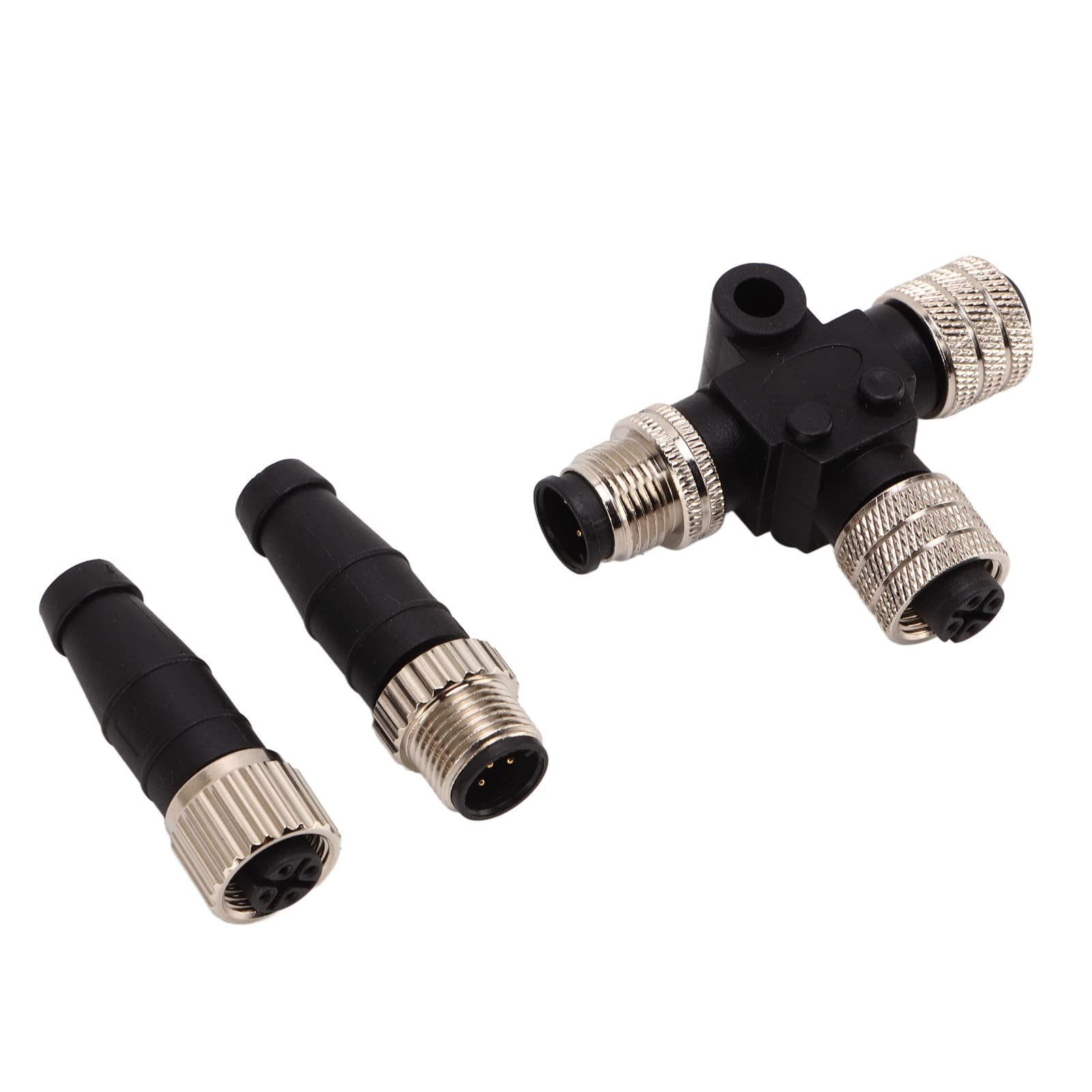 Pongnas Set di Terminazioni a 5 Pin con Connettore a T NMEA 2000 N2K Maschio Femmina per Simrad