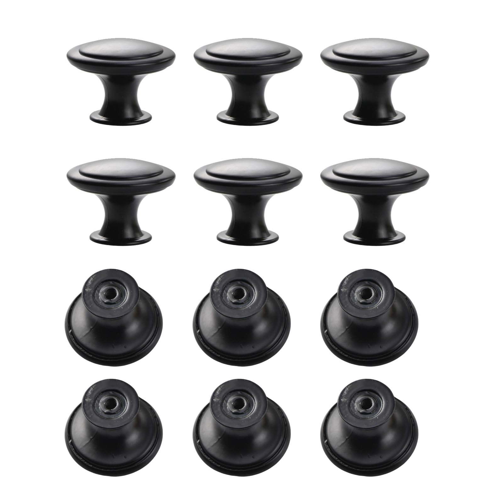 Buxuaaaa Multicolor 12Pcs Stainless Steel Cabinet Knob Wardrobe Pulls Round Drawer Knob Furniture Decorative Handle Furniture Hardware Round Drawer Handles Dressers Replacement