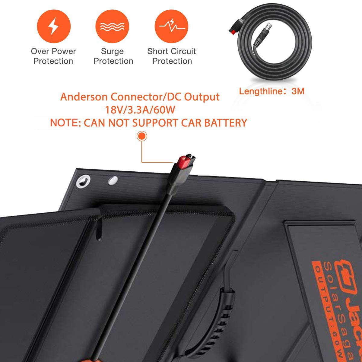 Amazon.com : Jackery SolarSaga 60W Solar Panel for Explorer 160 