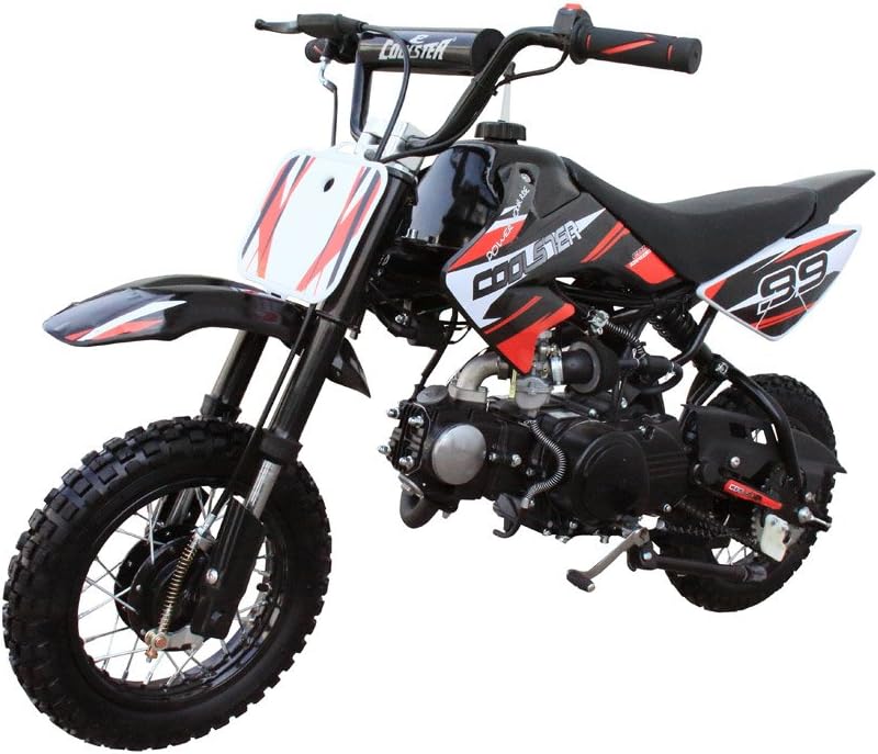 Coolster Kids Gas Mini Dirt Bike 70cc Pit Bike Small Motorbike Semi-Automatic
