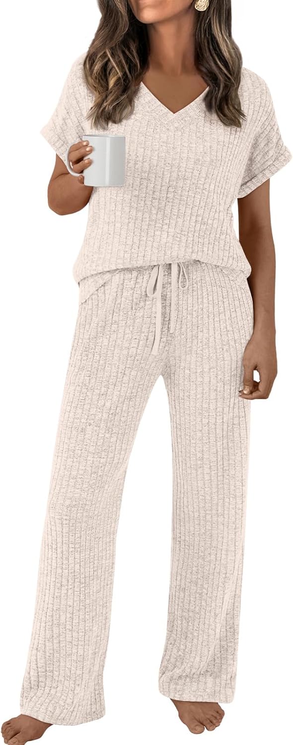 LILLUSORY Womens 2 Piece Lounge Sets 2026 Summer Vacation Outfits Airport Travel Resort Wear Beach Matching Spring Sweatsuit