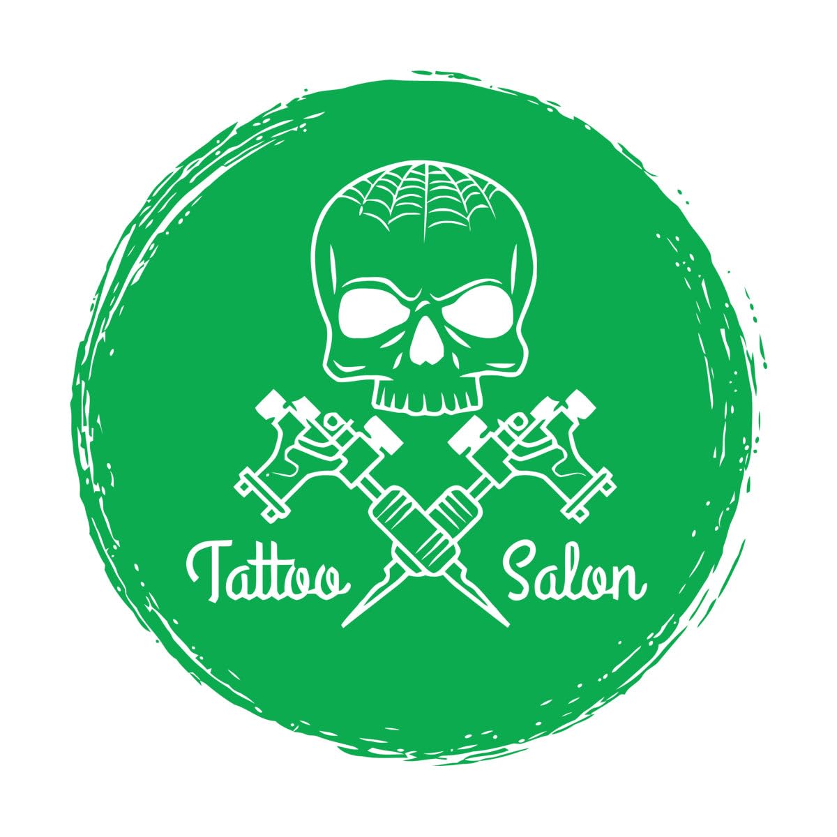 Tattoo Salon Logo DIY Vinyl Wall Sticker wall Decor Waterproof Vinyl Decals for Windows Glass Door Art Decal PVC Wallpaper Large - 48x48cm โ image 1
