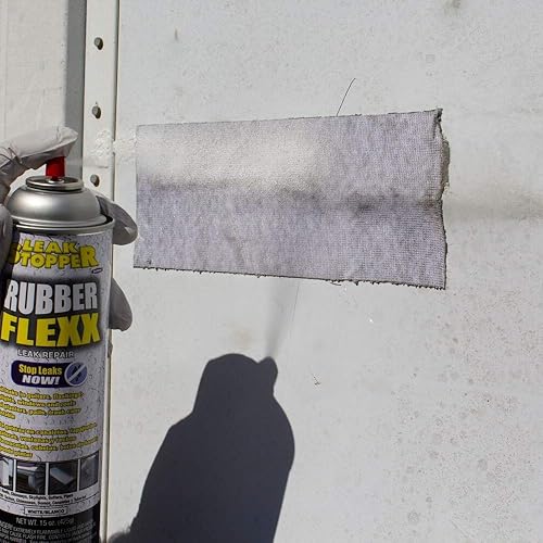 Miniatura 4 de Leak Stopper Rubber Flexx - Spray de reparación y sellador impermeable - Punta y pulverización para sellar grietas, agujeros, fugas, corrosión y más