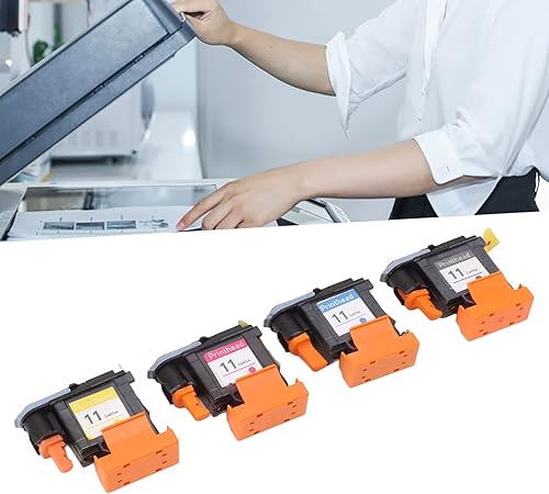 Miniatura 2 de TOPINCN Cabezal de impresora de repuesto para Designjet 100, 110, 111, 500, 510, 800, 813, 850, magenta, negro, cian, amarillo, resolución clara