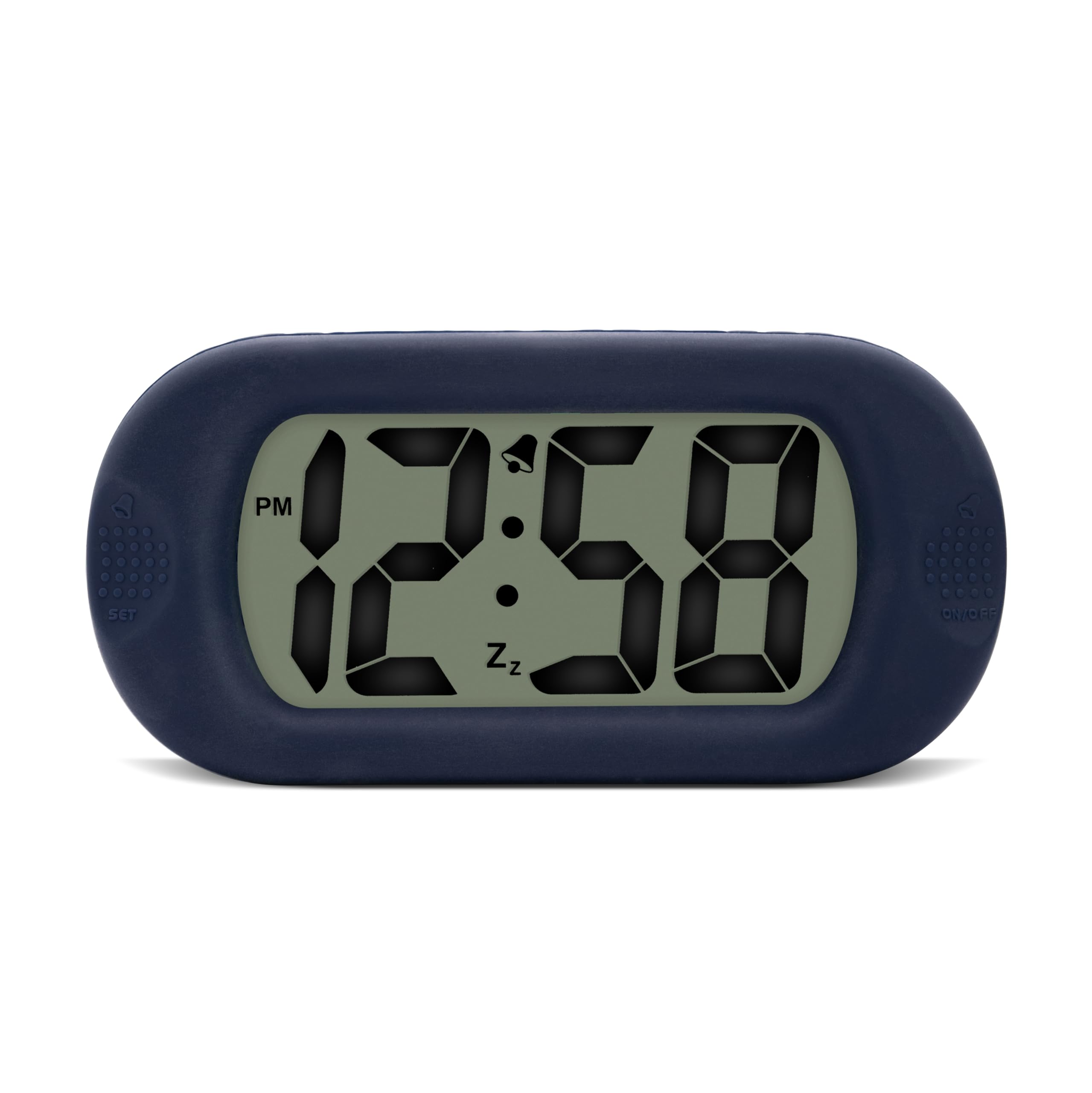 Horloge en silicone bleu foncé Acctim idéale pour bureau et cuisine